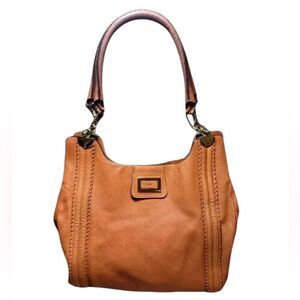 Chloé Whiskey Brown Leather Irene Tote Shoulder Bag